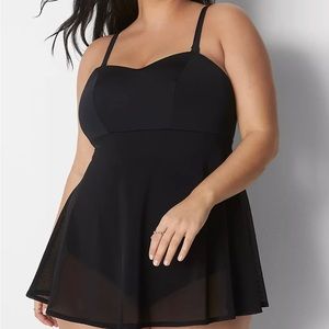 No Wire Swim Dress from Lane Bryant